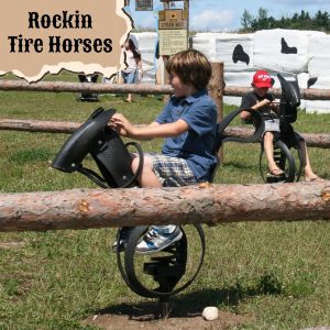 Rockin Tire Horses