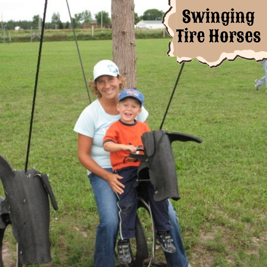 Swinging Tire Horses