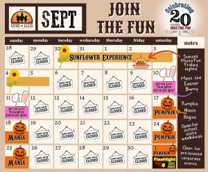 Rounds Ranch Calendar September