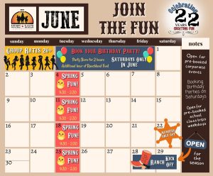 June Event Calendar