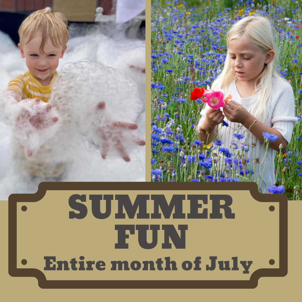 Summer Fun Entire Month of July